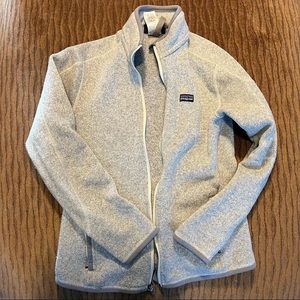 Patagonia Womens Gray Better Sweater Full Zip S